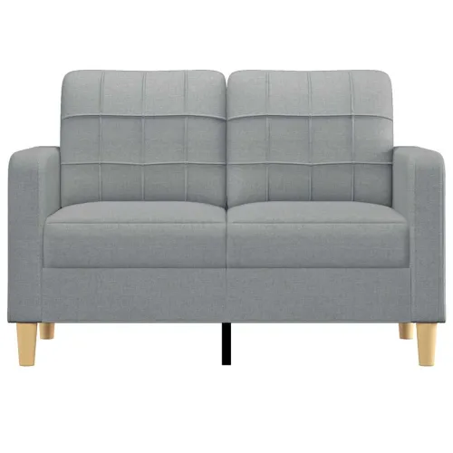 Dvosjed od tkanine svjetlosivi 120 cm - Svjetlosiva 120 cm Cijena