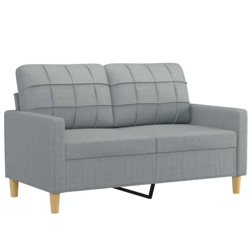 Dvosjed od tkanine svjetlosivi 120 cm - Svjetlosiva 120 cm Cijena