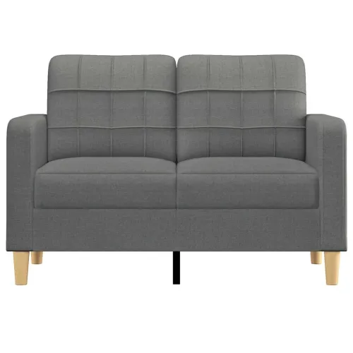Dvosjed od tkanine tamnosivi 120 cm - Tamno siva 120 cm Cijena