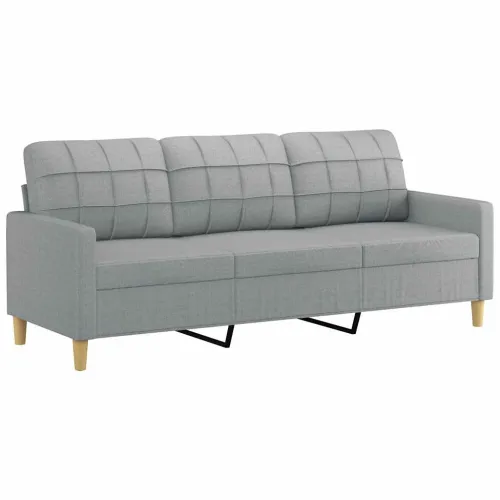 Trosjed od tkanine svjetlosivi 180 cm - Svjetlosiva 180 cm Svjetlosiva 180 cm Cijena