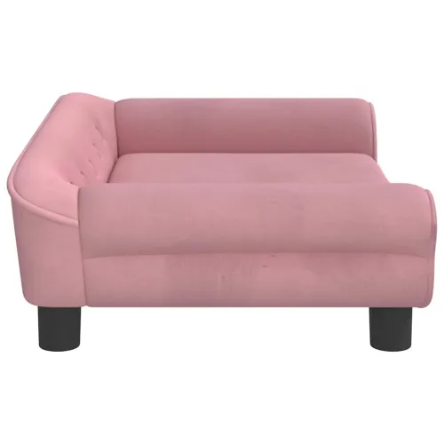 Krevet za pse ružičasti 70 x 48 x 22 cm baršunasti - Ružičasta 70 x 48 x 22 cm Cijena