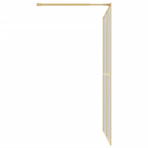 Stijenka za walk-in tuš sa staklom ESG zlatna 140 x 195 cm - Zlatno 140 x 195 cm Cijena