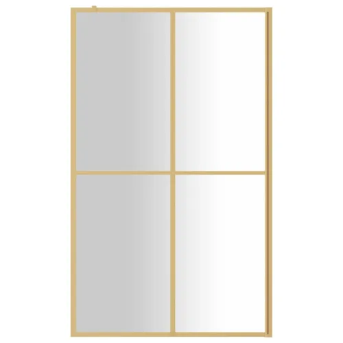Stijenka za walk-in tuš sa staklom ESG zlatna 118 x 195 cm - Zlatno 118 x 195 cm Cijena