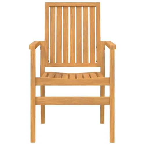 Vrtna garnitura - 5-dijelni vrtni blagovaonski set od masivne tikovine - Dužina stola 80 cm 4 Cijena