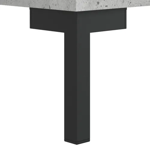 Visoka komoda siva betona 69,5x34x180 cm od konstruiranog drva - Beton siva 1 3 police Cijena