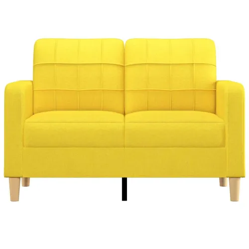 Dvosjed od tkanine svjetložuti 120 cm - Svjetložuta 120 cm Cijena