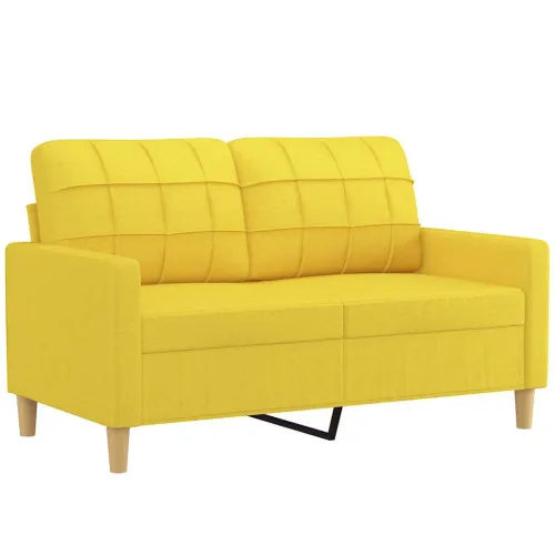 Dvosjed od tkanine svjetložuti 120 cm - Svjetložuta 120 cm Svjetložuta 120 cm Cijena