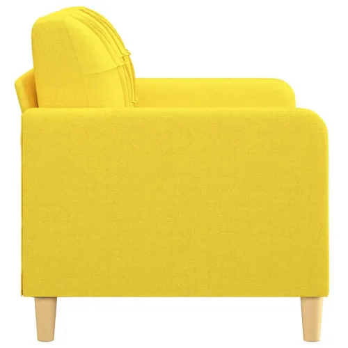 Dvosjed od tkanine svjetložuti 120 cm - Svjetložuta 120 cm Cijena
