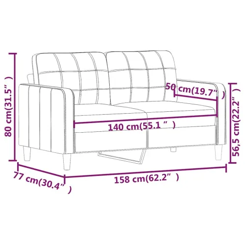 Dvosjed od tkanine crvena boja vina 140 cm - Boja crnog vina 140 cm Cijena