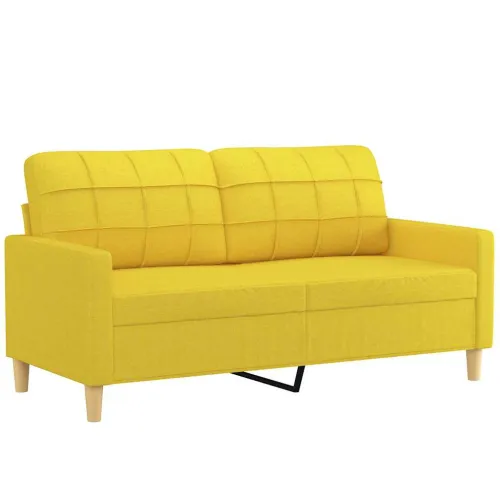 Dvosjed od tkanine svjetložuti 140 cm - Svjetložuta 140 cm Cijena