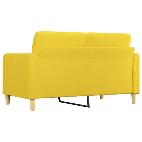 Dvosjed od tkanine svjetložuti 140 cm - Svjetložuta 140 cm Cijena
