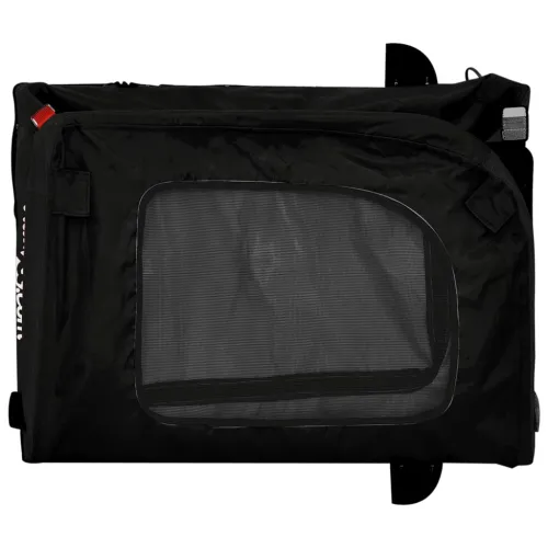 Prikolica za bicikl za ljubimce crna od tkanine i željeza - Crna 69 x 133.5 x 73.5 cm Cijena