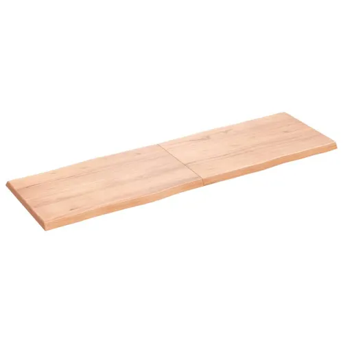 Stolna ploča svjetlosmeđa 160x50x(2-4) cm obrađena hrastovina - Svjetlosmeđa 160 x 50 x 4 cm Cijena