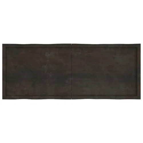 Stolna ploča tamnosmeđa 160x60x(2-4) cm obrađena hrastovina - Tamno smeđa 160 x 60 x 4 cm Cijena