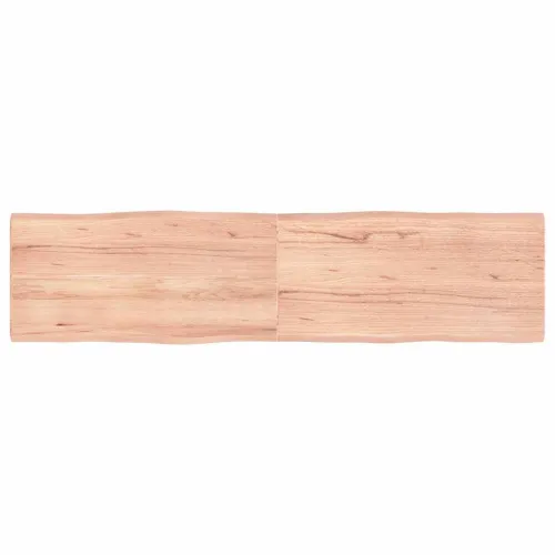 Stolna ploča svjetlosmeđa 160x40x(2-4) cm obrađena hrastovina - Svjetlosmeđa 160 x 40 x 4 cm Cijena