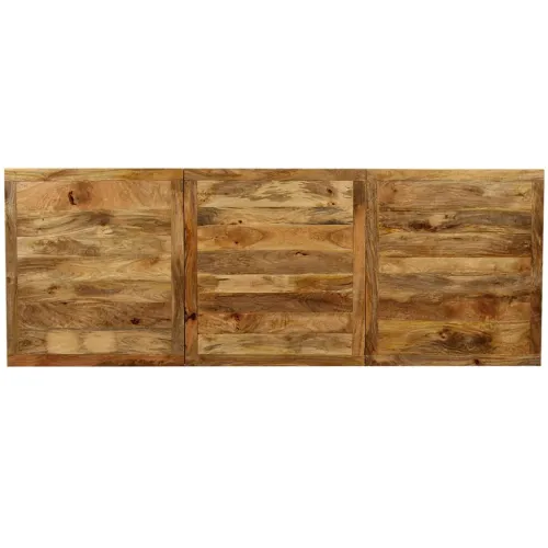 Blagovaonski Stol Masivno Drvo Manga 180 cm - Svjetlosmeđa 180 x 90 x 76 cm Cijena