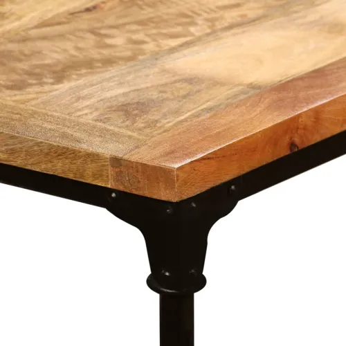 Blagovaonski Stol Masivno Drvo Manga 180 cm - Svjetlosmeđa 180 x 90 x 76 cm Cijena