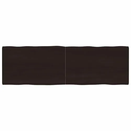 Stolna ploča tamnosmeđa 160x50x(2-4) cm obrađena hrastovina - Tamno smeđa 160 x 50 x 4 cm Cijena