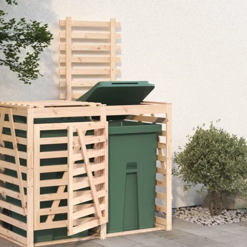 Produžetak spremišta za kantu za smeće od masivne borovine - Prirodna boja bora 78 x 91.5 x 128.5 cm 1 1 Cijena