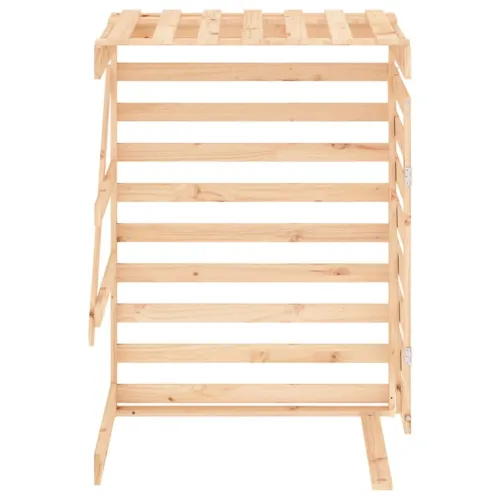 Produžetak spremišta za kantu za smeće od masivne borovine - Prirodna boja bora 78 x 91.5 x 128.5 cm Cijena