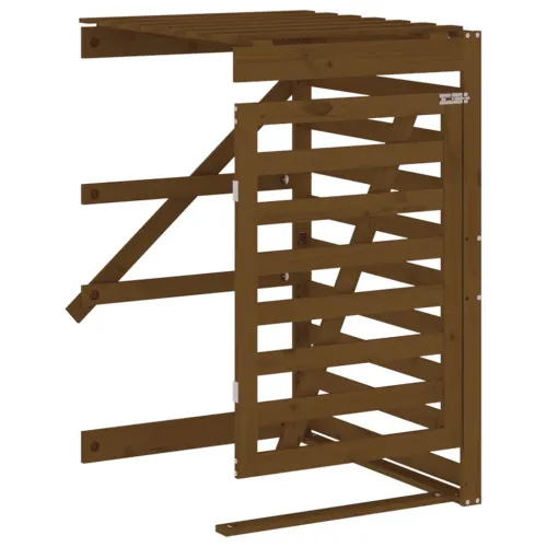 Produžetak spremišta za kantu za smeće boja meda od borovine - Smeđa boja bora 78 x 91.5 x 128.5 cm 1 1 Cijena