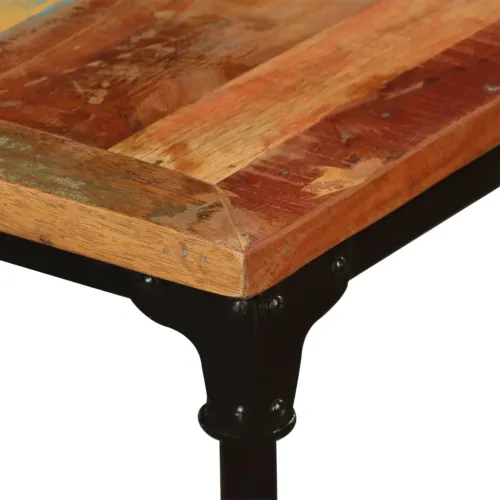 Blagovaonski Stol Masivno Obnovljeno Drvo 180 cm - Tamno smeđa 180 x 90 x 76 cm Cijena