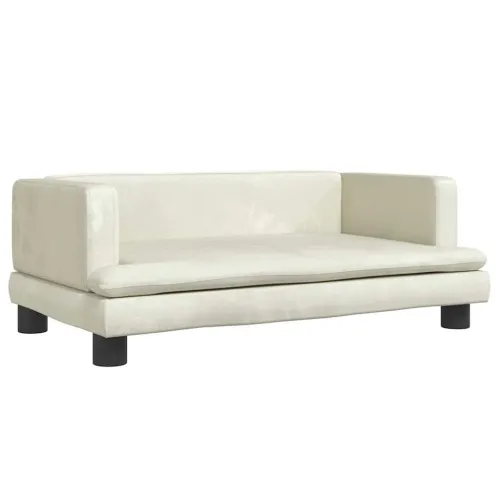Krevet za pse krem 80 x 45 x 30 cm baršunasti - Krema 80 x 45 x 30 cm Baršun Cijena