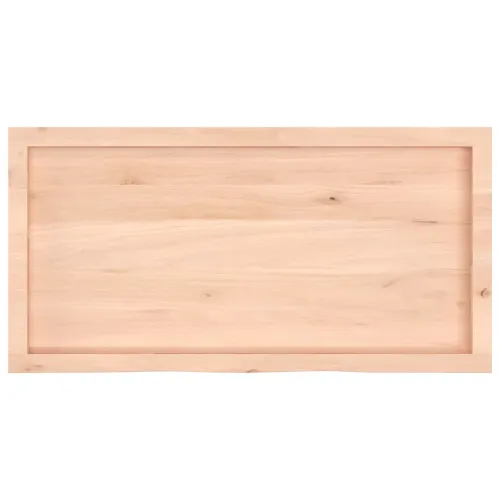 Stolna ploča 100x50x(2-4) cm od netretirane masivne hrastovine - Prirodna 100 x 50 x 4 cm Cijena