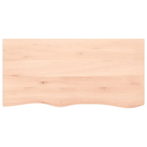 Stolna ploča 100x50x(2-4) cm od netretirane masivne hrastovine - Prirodna 100 x 50 x 4 cm Cijena