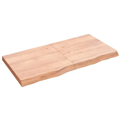Stolna ploča svjetlosmeđa 120x60x(2-6) cm tretirana hrastovina - Svjetlosmeđa 120 x 60 x 6 cm Cijena