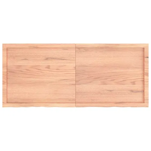 Stolna ploča svjetlosmeđa 140x60x(2-4) cm tretirana hrastovina - Svjetlosmeđa 140 x 60 x 4 cm Cijena