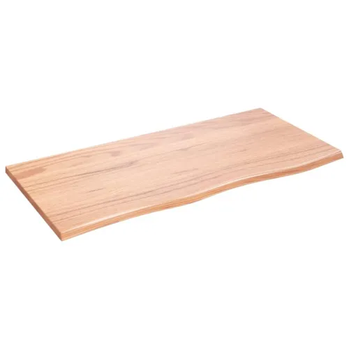 Stolna ploča svjetlosmeđa 100 x 50 x 2 cm tretirana hrastovina - Svjetlosmeđa 100 x 50 x 2 cm Cijena