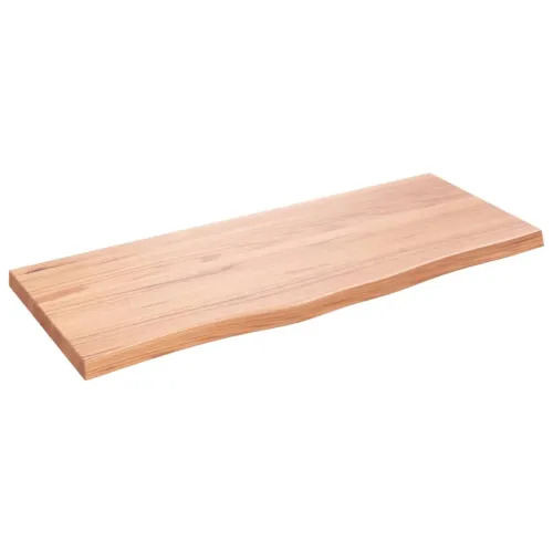 Stolna ploča svjetlosmeđa 100x40x(2-4) cm tretirana hrastovina - Svjetlosmeđa 100 x 40 x 4 cm Cijena