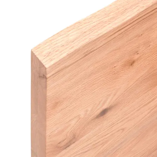 Stolna ploča svjetlosmeđa 120x60x(2-4) cm tretirana hrastovina - Svjetlosmeđa 120 x 60 x 4 cm Cijena