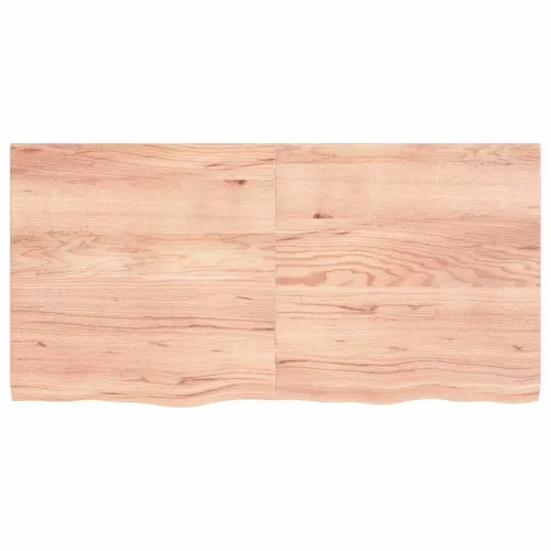 Stolna ploča svjetlosmeđa 120x60x(2-4) cm tretirana hrastovina - Svjetlosmeđa 120 x 60 x 4 cm Cijena