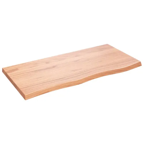 Stolna ploča svjetlosmeđa 100x50x(2-4) cm tretirana hrastovina - Svjetlosmeđa 100 x 50 x 4 cm Cijena