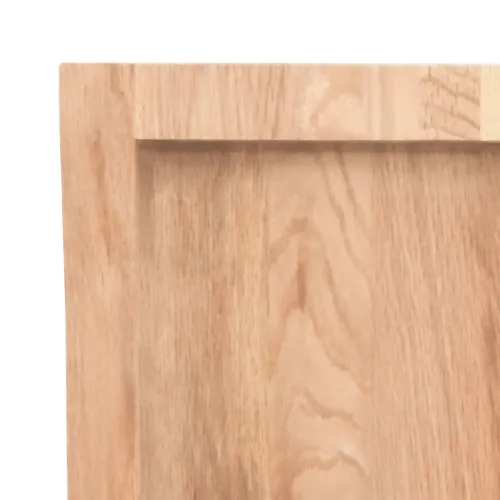 Stolna ploča svjetlosmeđa 80x40x(2-4) cm tretirana hrastovina - Svjetlosmeđa 80 x 40 x 4 cm Cijena