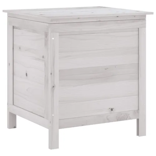 Vrtna kutija za pohranu bijela 50x49x56,5 cm masivna jelovina - Bijela 50 x 49 x 56.5 cm Bijela 50 x 49 x 56.5 cm Cijena