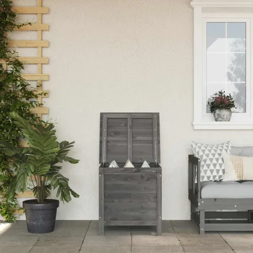 Vrtna kutija za pohranu antracit 50 x 49 x 56,5 cm od jelovine - Antracit 50 x 49 x 56.5 cm Antracit 50 x 49 x 56.5 cm Cijena