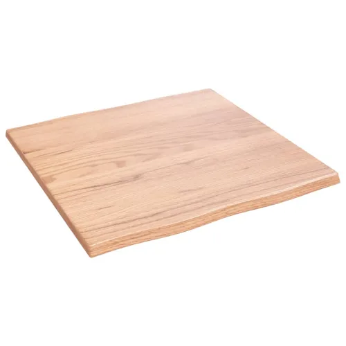 Stolna ploča svjetlosmeđa 60 x 60 x 2 cm od obrađene hrastovine - Svjetlosmeđa 60 x 60 x 2 cm Cijena