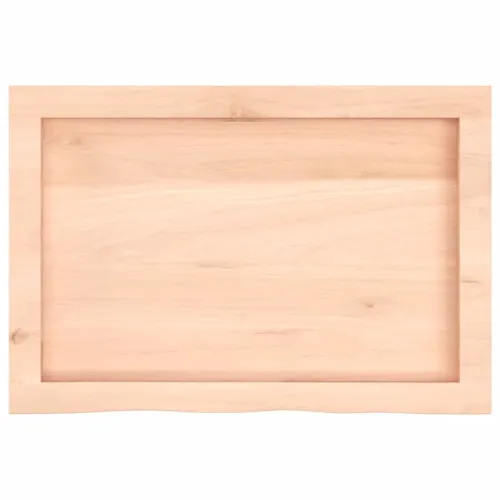 Stolna ploča 60x40x(2-4) cm od netretirane masivne hrastovine - Prirodna 60 x 40 x 4 cm Cijena