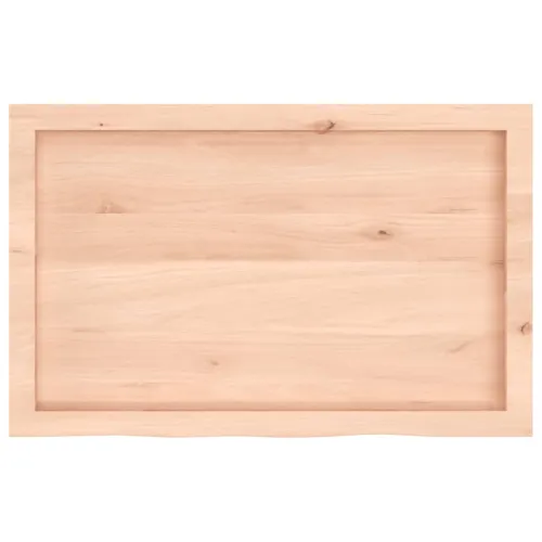 Stolna ploča 80x50x(2-4) cm od netretirane masivne hrastovine - Prirodna 80 x 50 x 4 cm Cijena