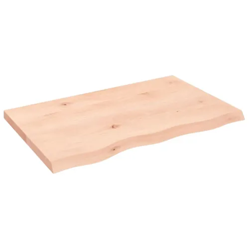Stolna ploča 80x50x(2-4) cm od netretirane masivne hrastovine - Prirodna 80 x 50 x 4 cm Cijena
