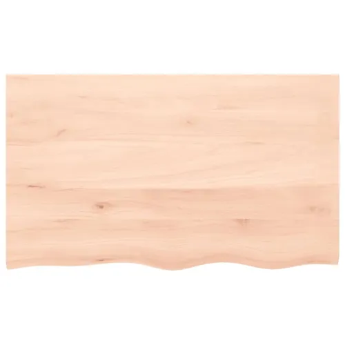 Stolna ploča 100x60x(2-6) cm od netretirane masivne hrastovine - Prirodna 100 x 60 x 6 cm Cijena