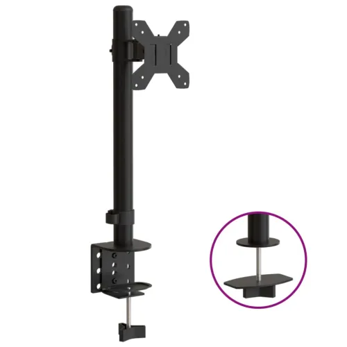 Nosač za monitor crni čelični VESA 75/100 mm - 1 Jednostruki (bez ruke) Jednostruki (bez ruke) Cijena