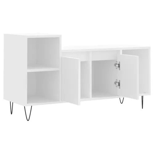 TV ormarić bijeli 100 x 35 x 55 cm od konstruiranog drva - Bijela 1 Cijena