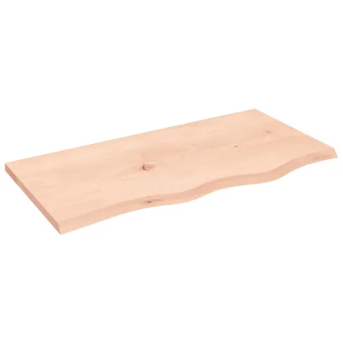 Stolna ploča 80 x 40 x 2 cm od netretirane masivne hrastovine - Prirodna 80 x 40 x 2 cm Cijena