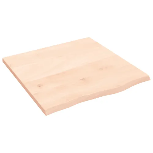 Stolna ploča 60 x 60 x 2 cm od netretirane masivne hrastovine - Prirodna 60 x 60 x 2 cm Cijena