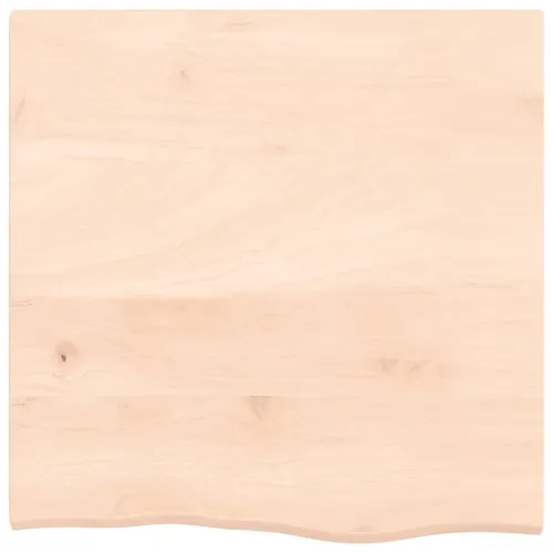 Stolna ploča 60 x 60 x 2 cm od netretirane masivne hrastovine - Prirodna 60 x 60 x 2 cm Cijena
