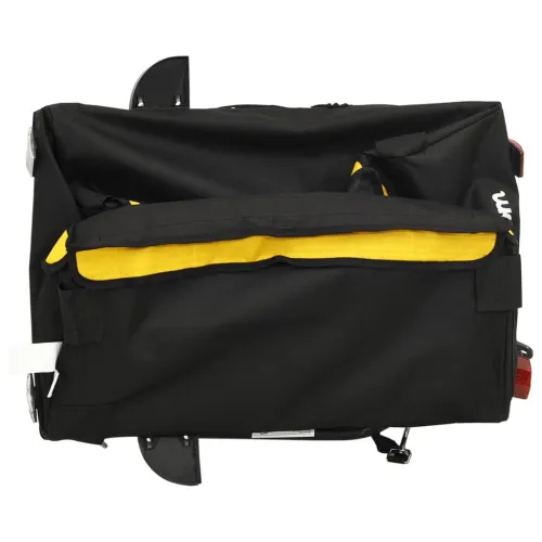 Prikolica za bicikl crno-žuta 30 kg željezna - Žuta 120 x 54 x 44 cm Cijena